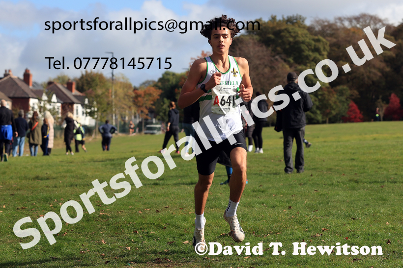 Boys Under-16s 2026 Northern Cross Country Relays, Graves Park, Sheffield. Photo: David T. Hewitson/Sports for All Pics
